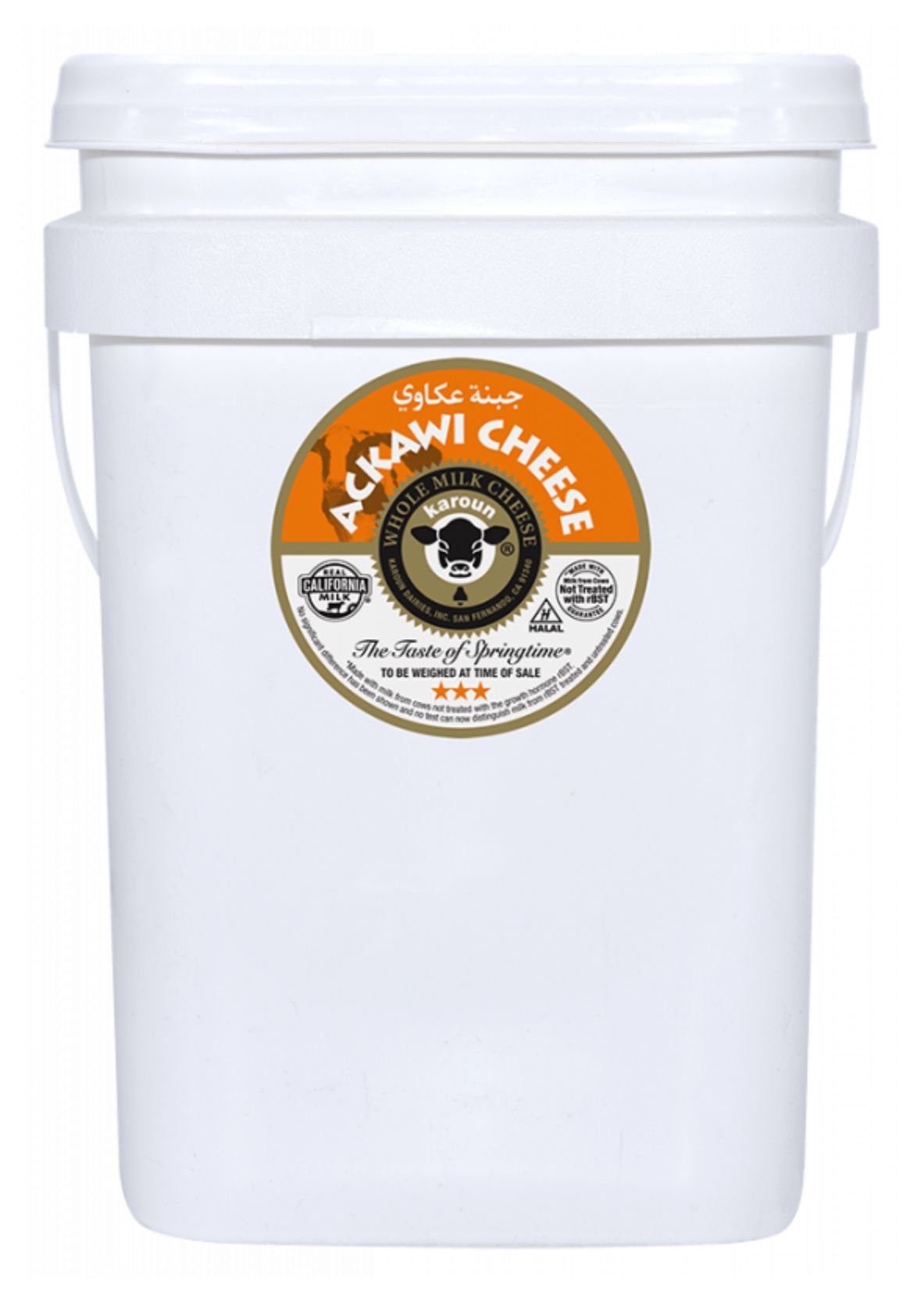 Ackawi Cheese 25lbs -Karoun  02535