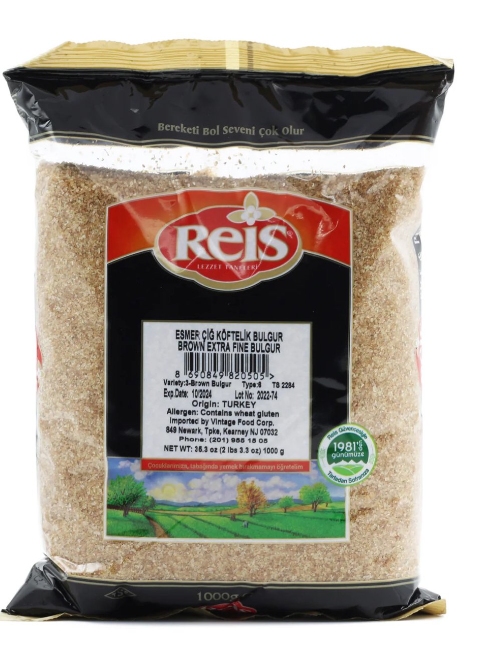 Bulgar Asmar #1 55lbs Extra Fine -Reis 