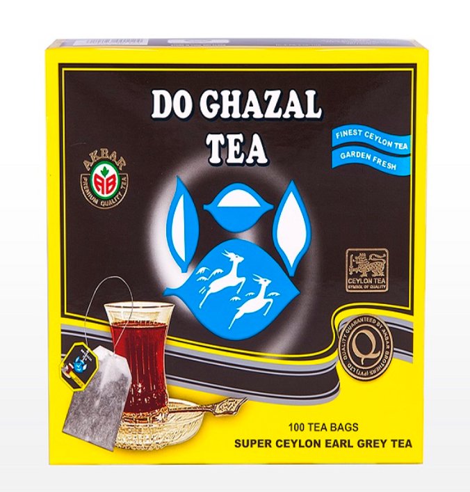 Earl Grey (Black Tea) Tea Bags -Do Ghazal 00724 