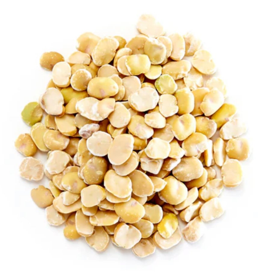 Fava Beans Peeled Split (55lbs) 