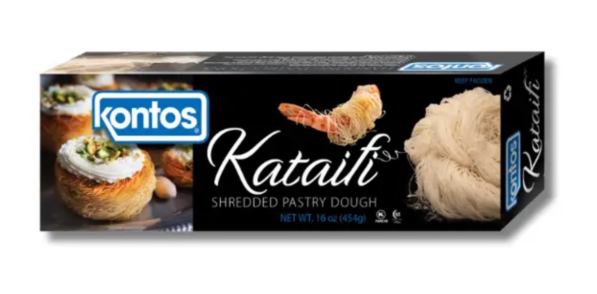 Kataifi (Shredded Dough) 1lb -Kontos 10515 