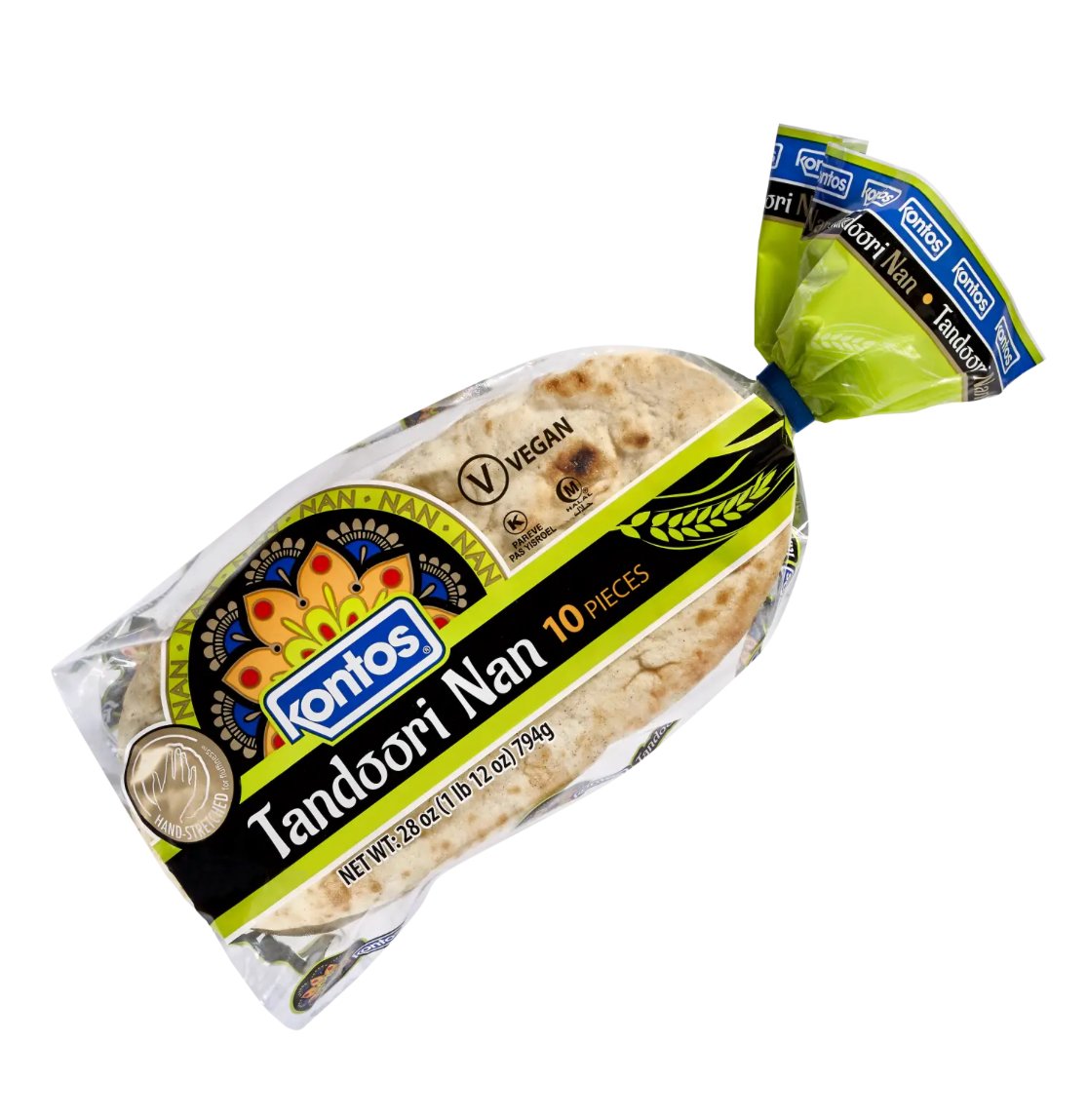 Tandoori Nan (10pc) -Kontos 10108